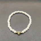 A-Z Pearl Beaded Bracelet