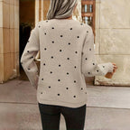 GABRIELLE | Cozy Dot Sweater