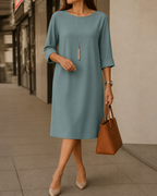Odette | Tummy-Concealing Midi Dress