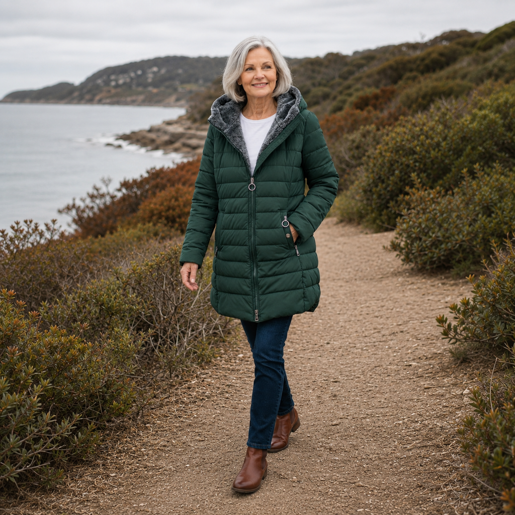 JAMI | Quilted A-Line Winter Coat