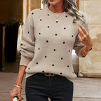 GABRIELLE | Cozy Dot Sweater
