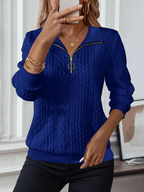 Zoé™ | Modern Zip-Up Sweater