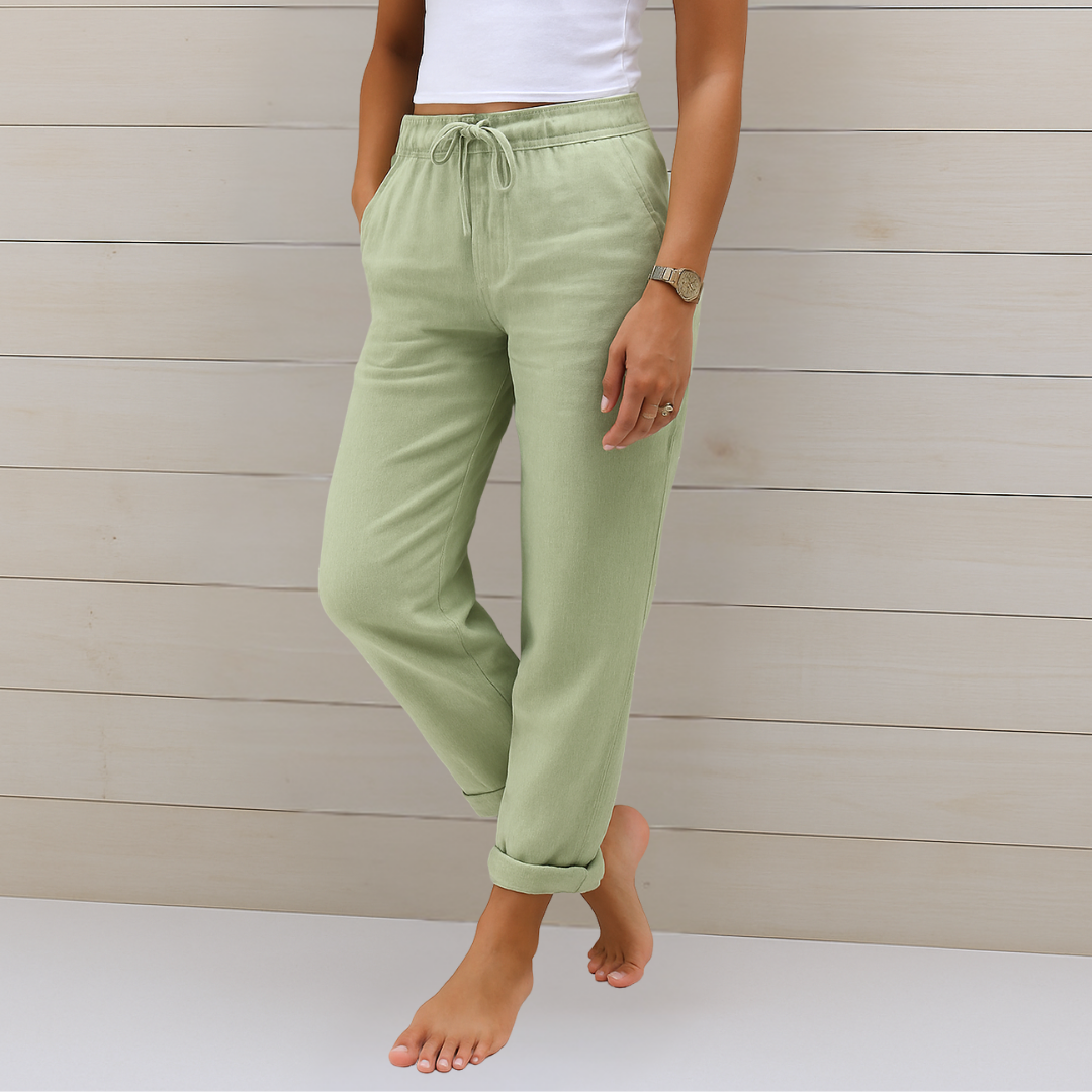 Lori | Premium Breathable Pants with Elastic Waist