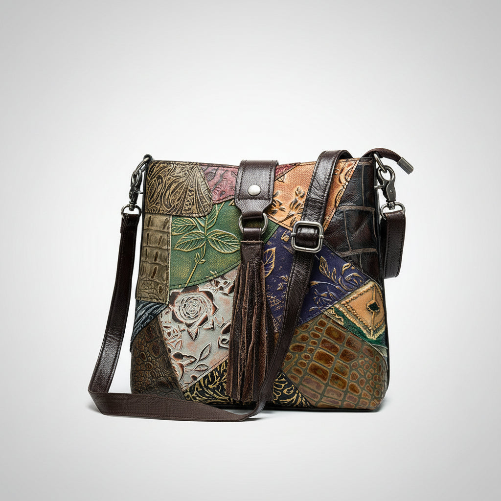 Sienna | Boho Mosaic Leather Bag