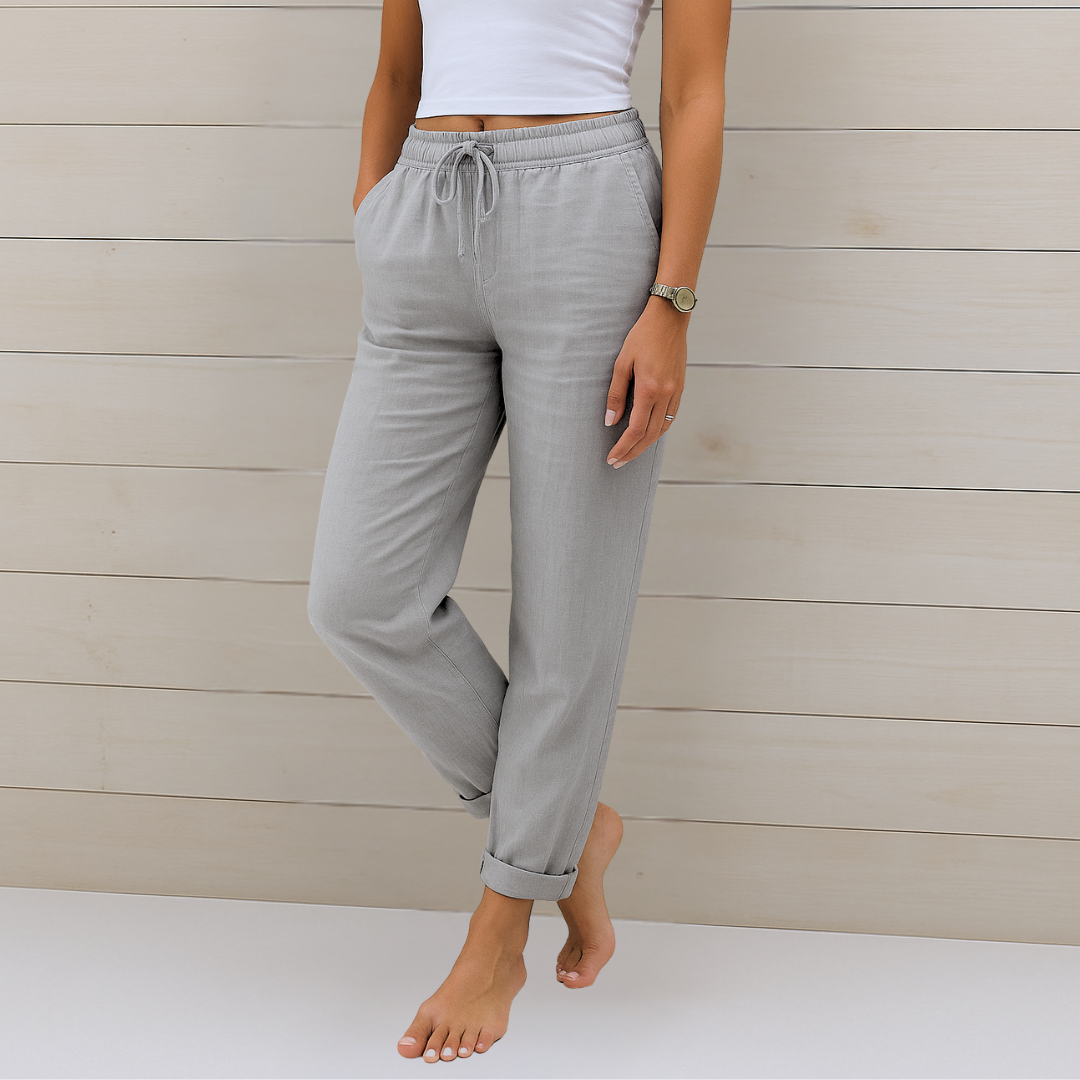 Lori | Premium Breathable Pants with Elastic Waist