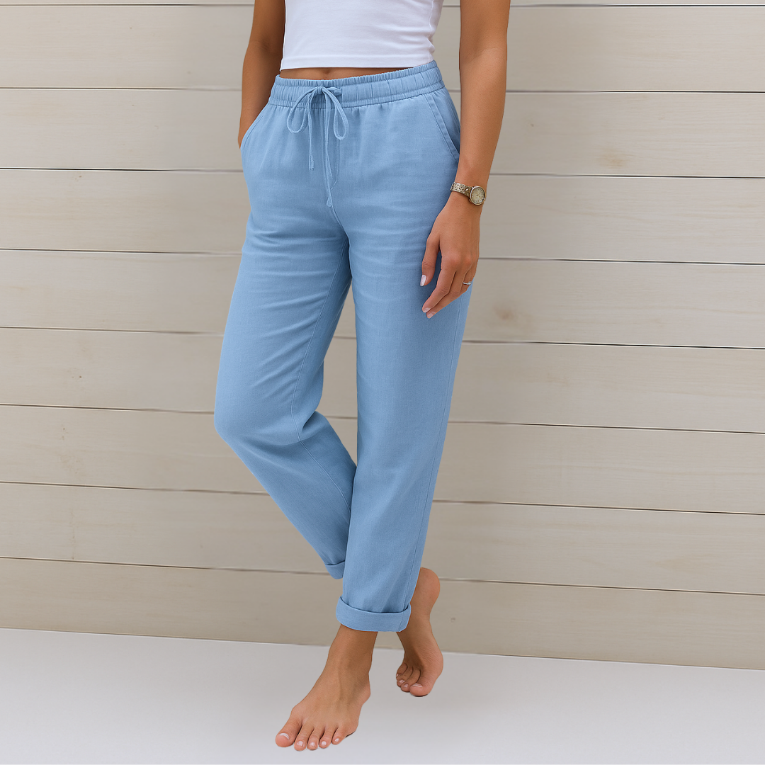 Lori | Premium Breathable Pants with Elastic Waist