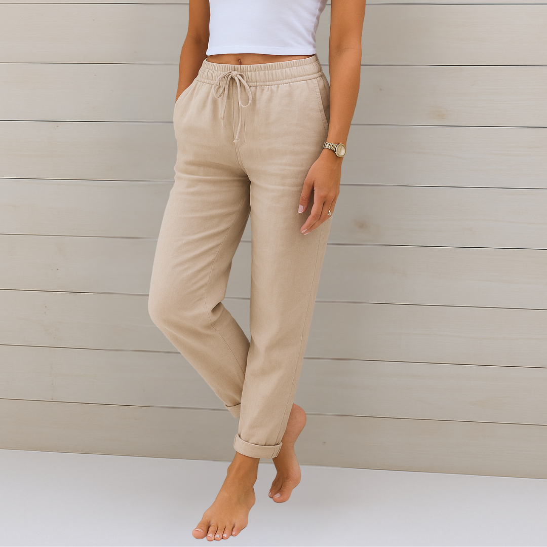 Lori | Premium Breathable Pants with Elastic Waist