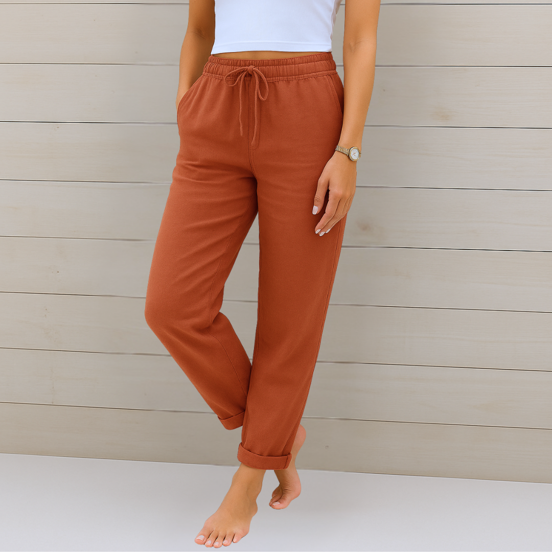 Lori | Premium Breathable Pants with Elastic Waist