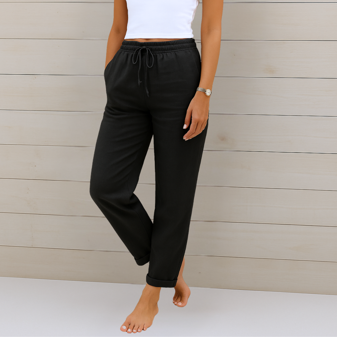 Lori | Premium Breathable Pants with Elastic Waist