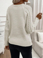 FLORENCE | Button-Detail Cable Jumper