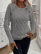 FLORENCE | Button-Detail Cable Jumper