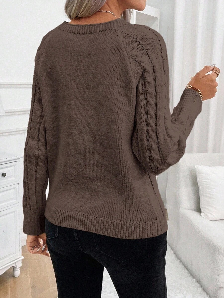 FLORENCE | Button-Detail Cable Jumper