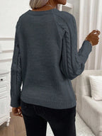 FLORENCE | Button-Detail Cable Jumper