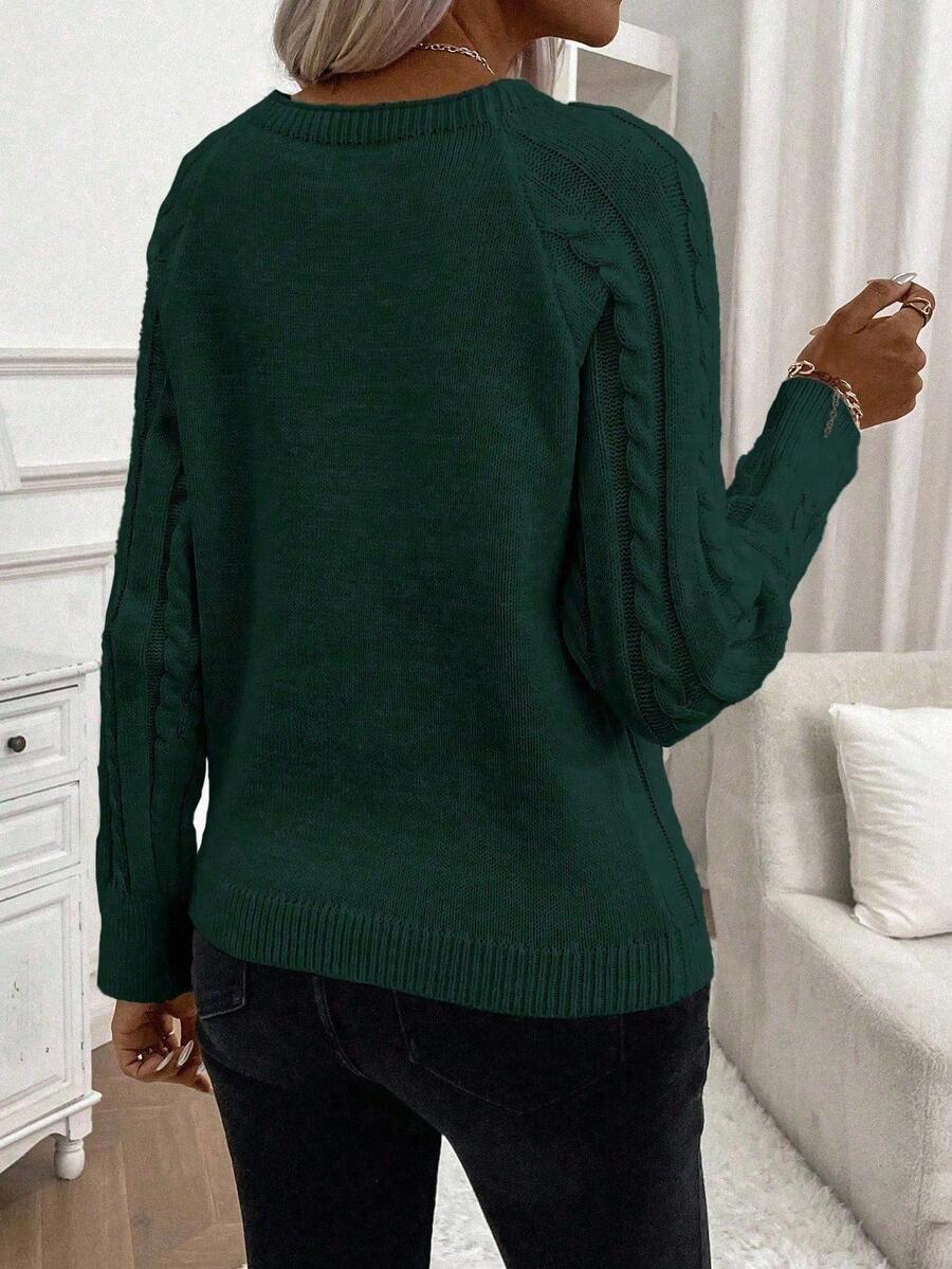 FLORENCE | Button-Detail Cable Jumper