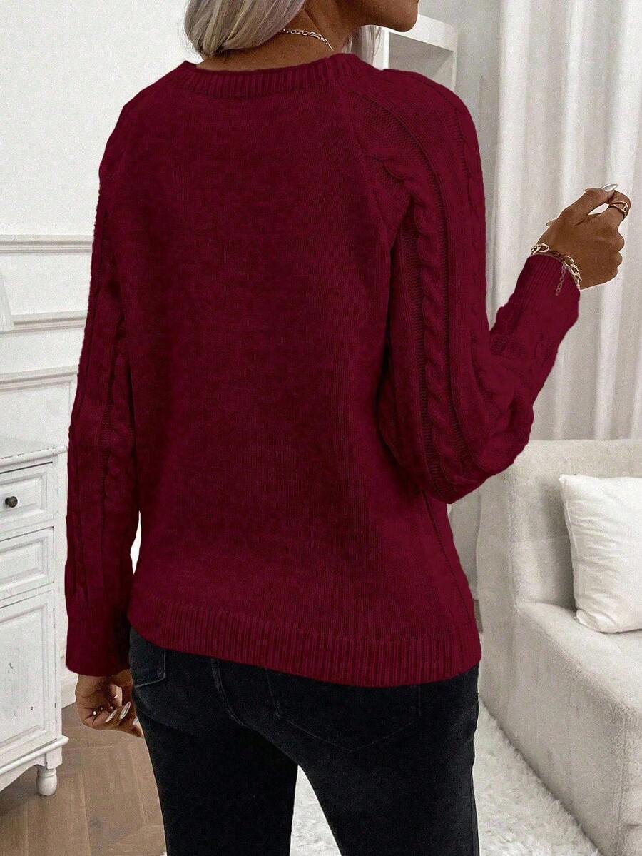FLORENCE | Button-Detail Cable Jumper