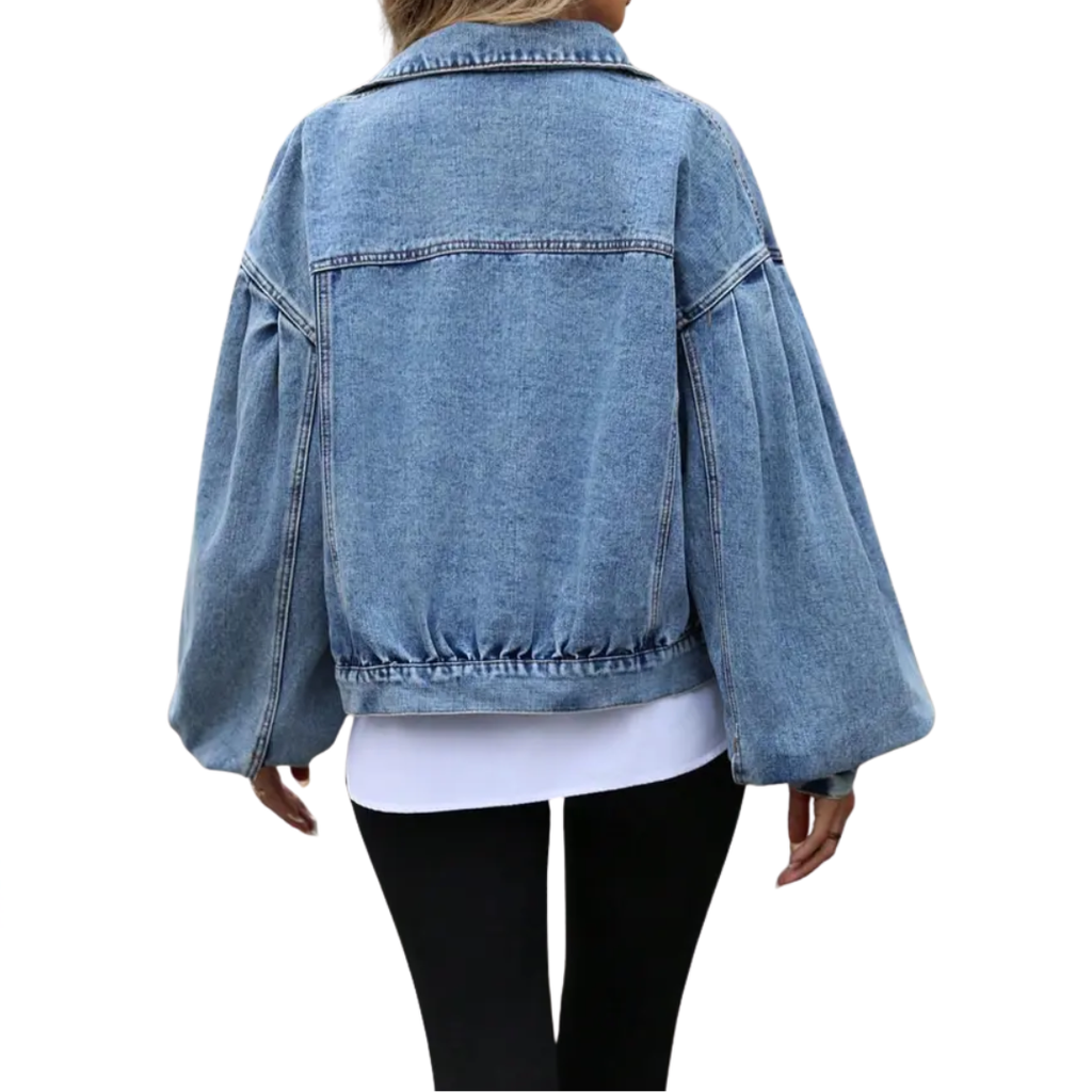 RICKI™ – Relaxed Distressed Street Denim Jacket