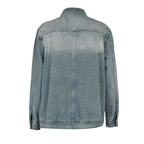 DAXTON™ – Asymmetric Washed Loose Denim Jacket