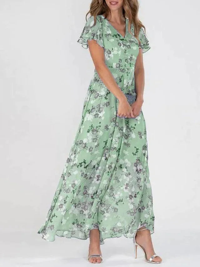 ARIANA | Flowing Floral Maxi Dress