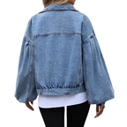 LENNOX™ – Relaxed Distressed Denim Jacket