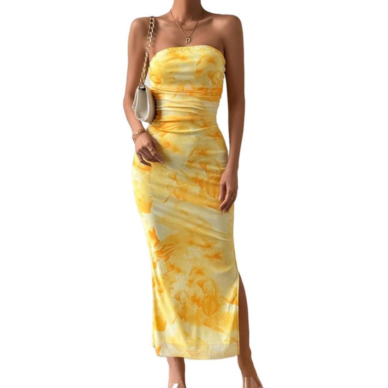 MINA™ – Modern Sleeveless Ruched Maxi Dress