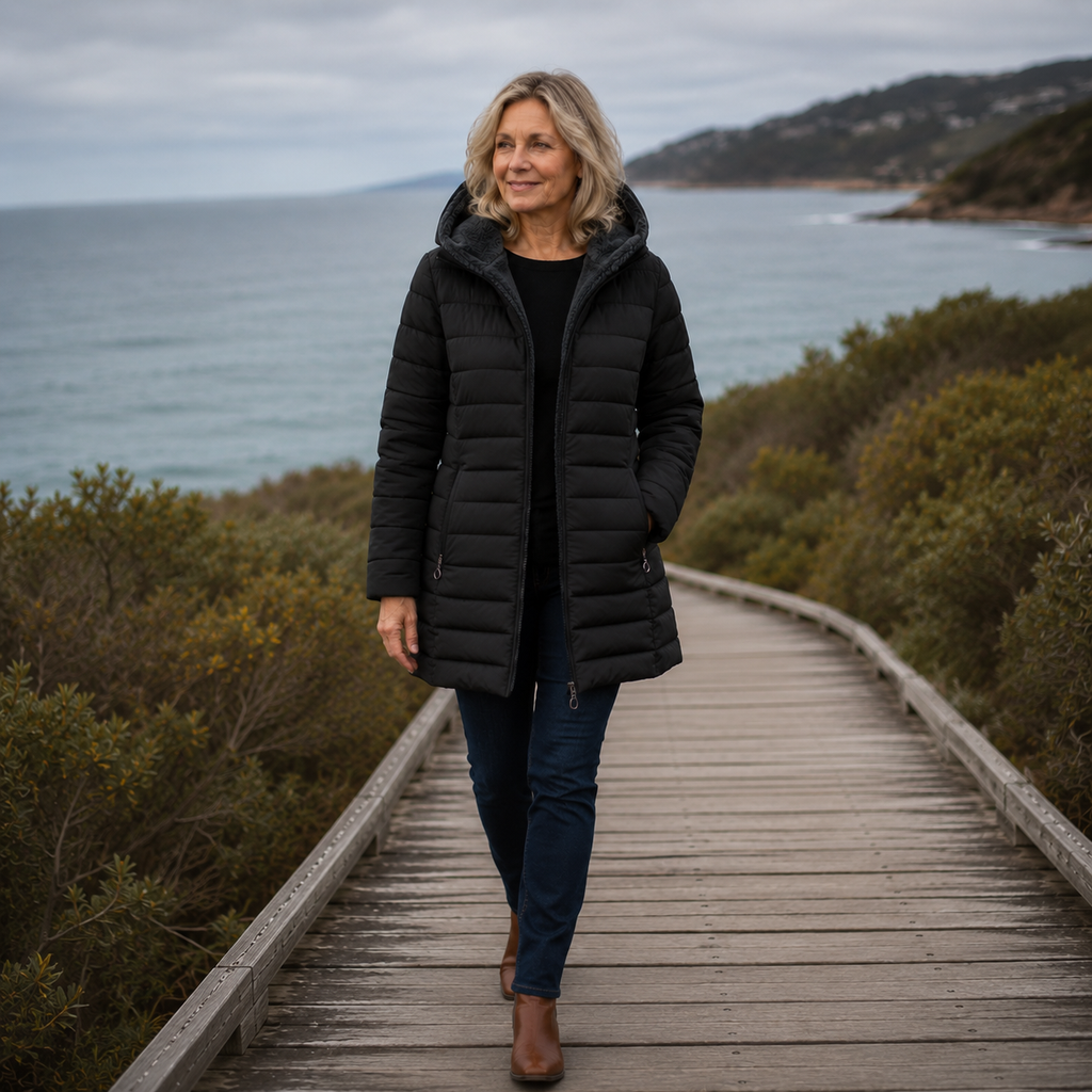 JAMI | Quilted A-Line Winter Coat
