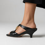 Celine | Kitten Heel Mule Sandal