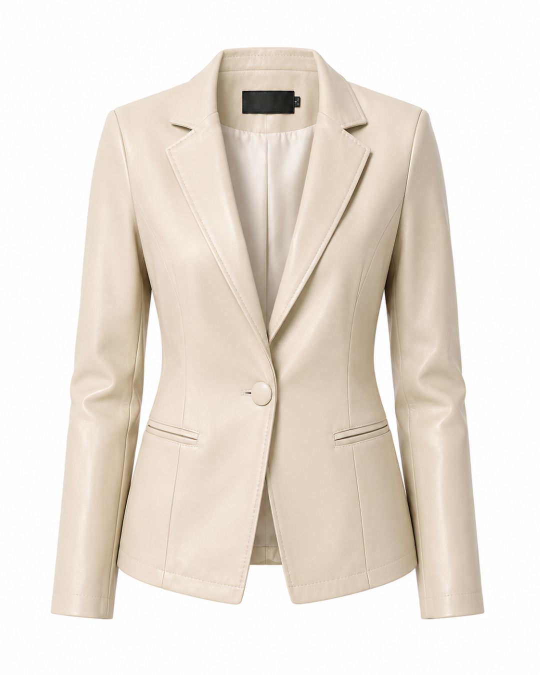 Maya | Lambskin Leather Blazer