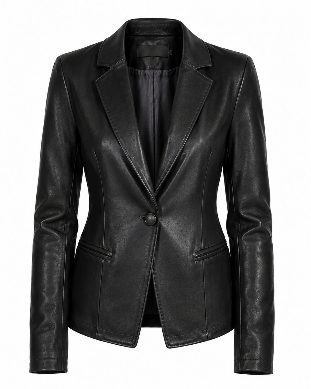 Maya | Lambskin Leather Blazer