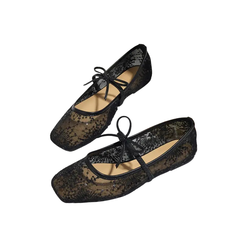 CANDACE™ – Elegant Square Toe Ballet Flats