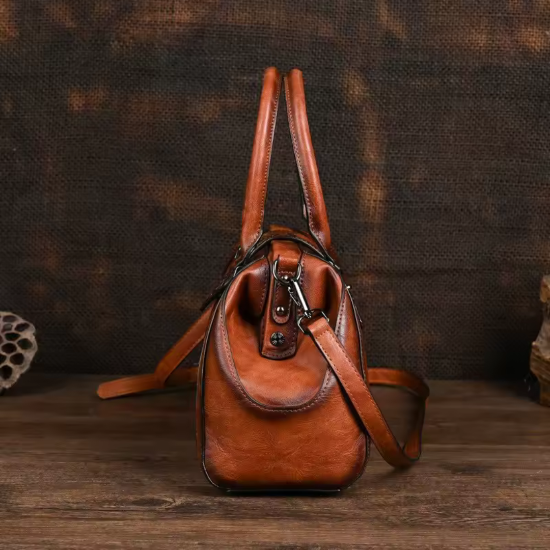 Florina | Elegant Floral Top-Handle Bag