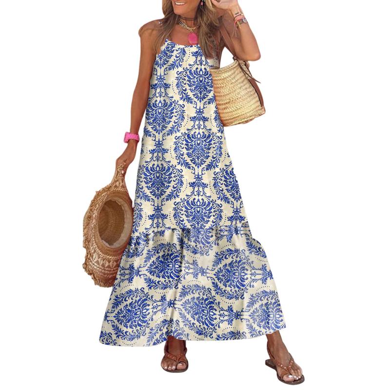 ZARIAMI | Elegant Casual High Waist Summer Maxi Dress