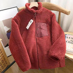 CELANDINE™ - Comfy Long Sleeve Zip-Up Plush Winter Jacket
