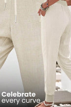 Tara | Women's Drawstring Jogger Pants with Elastic Ankle Cuffs