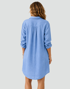Laura | Casual Linen Shirt Dress