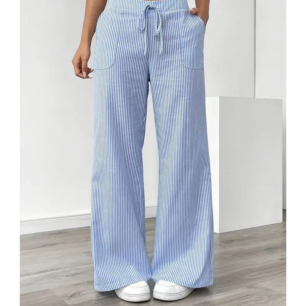 SIENNA | Striped Pant With Pockets