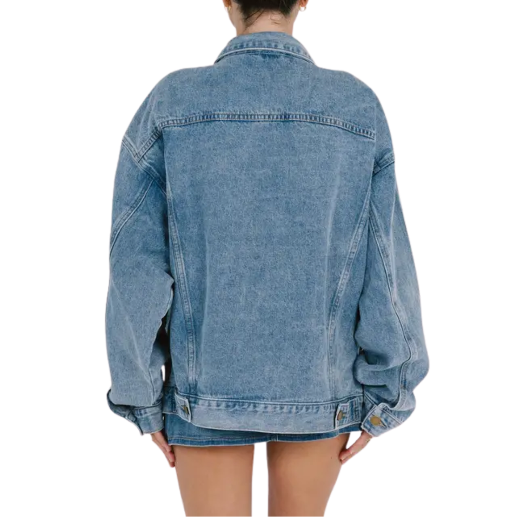 ROSLIND™ – Relaxed Oversized Denim Jacket