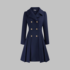 DAMI™ - Classy Double Button Long Sleeve Coat