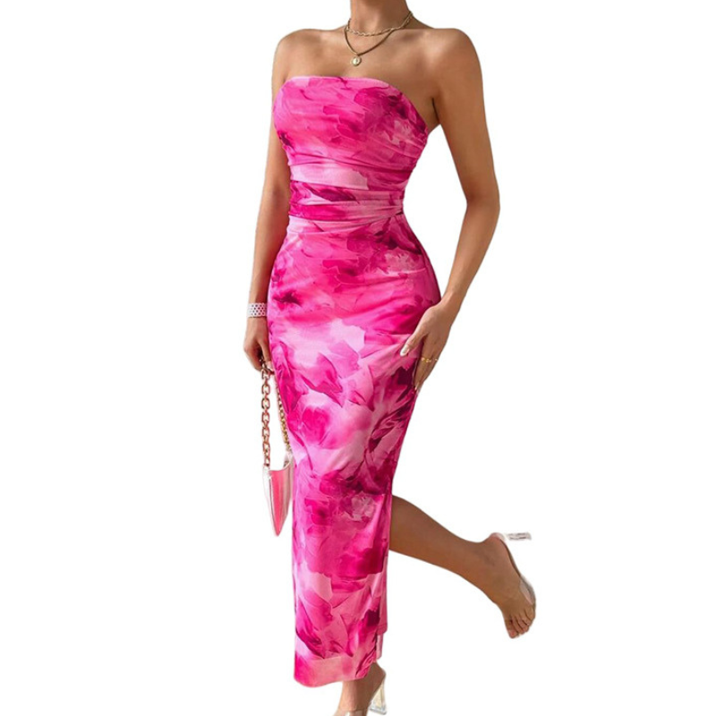 MINA™ – Modern Sleeveless Ruched Maxi Dress