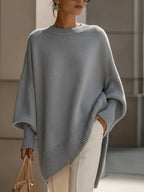 Lucinda | Relaxed Knit Poncho