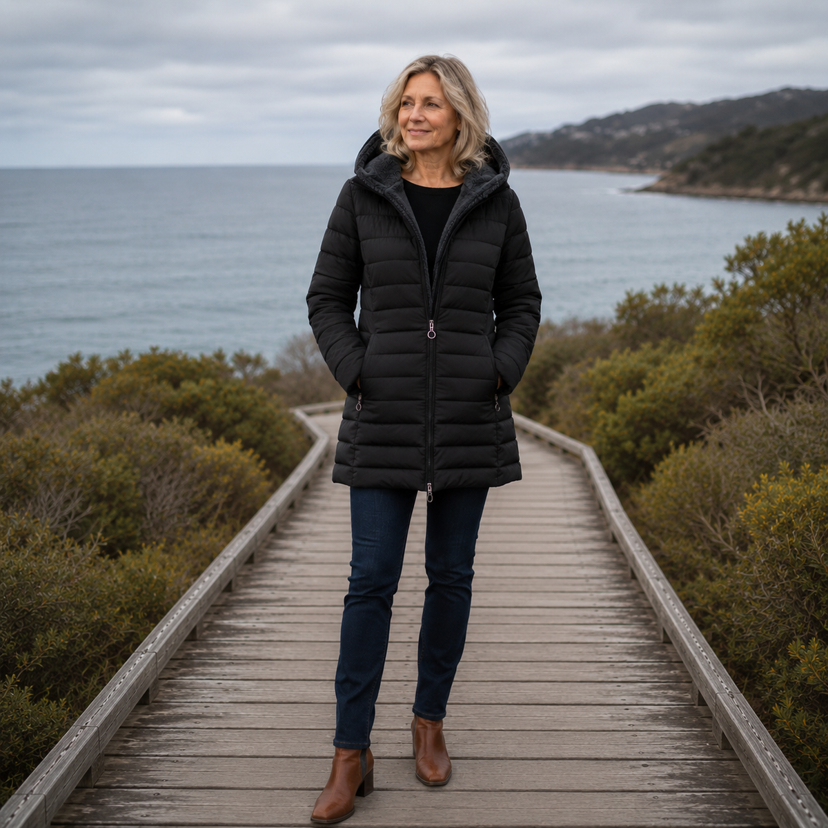 JAMI | Quilted A-Line Winter Coat