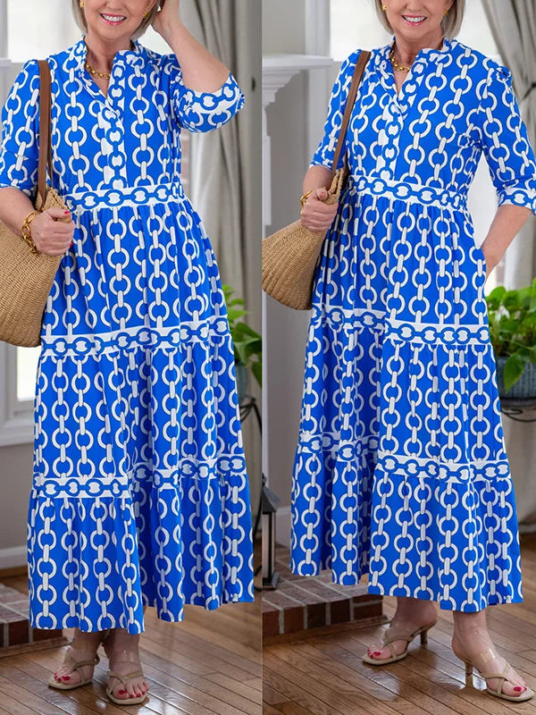 ALYANA | Chain Link Midi Dress