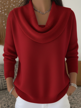 LUCY | Stylish Cowl Collar Sweater