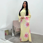 ALON | Modest Floral Loose Fit Maxi Dress
