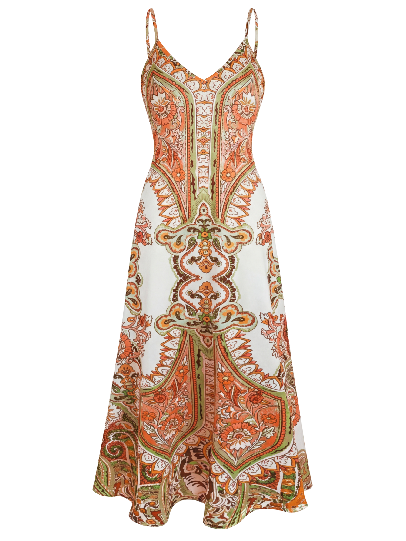 LAUREN | Boho Floral Print Sleeveless Dress