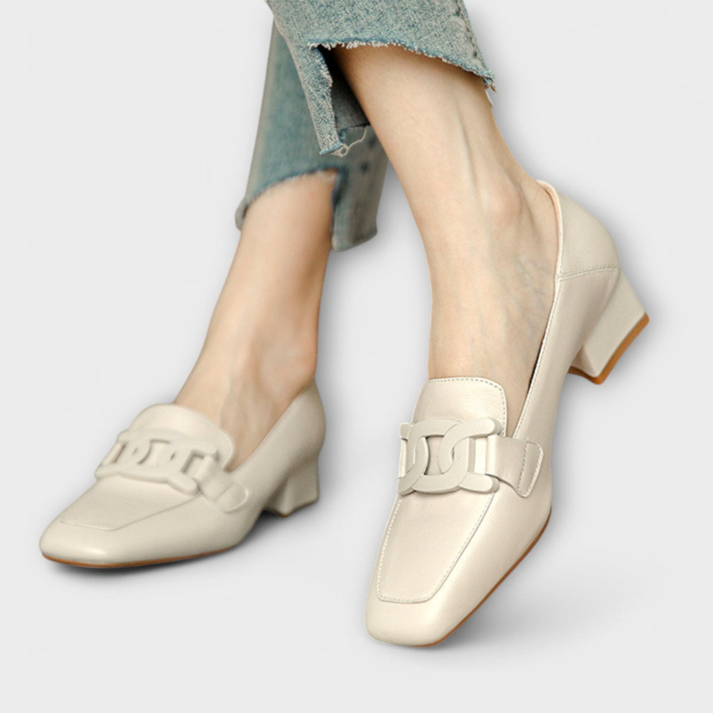 Monika | Elegant heeled loafers