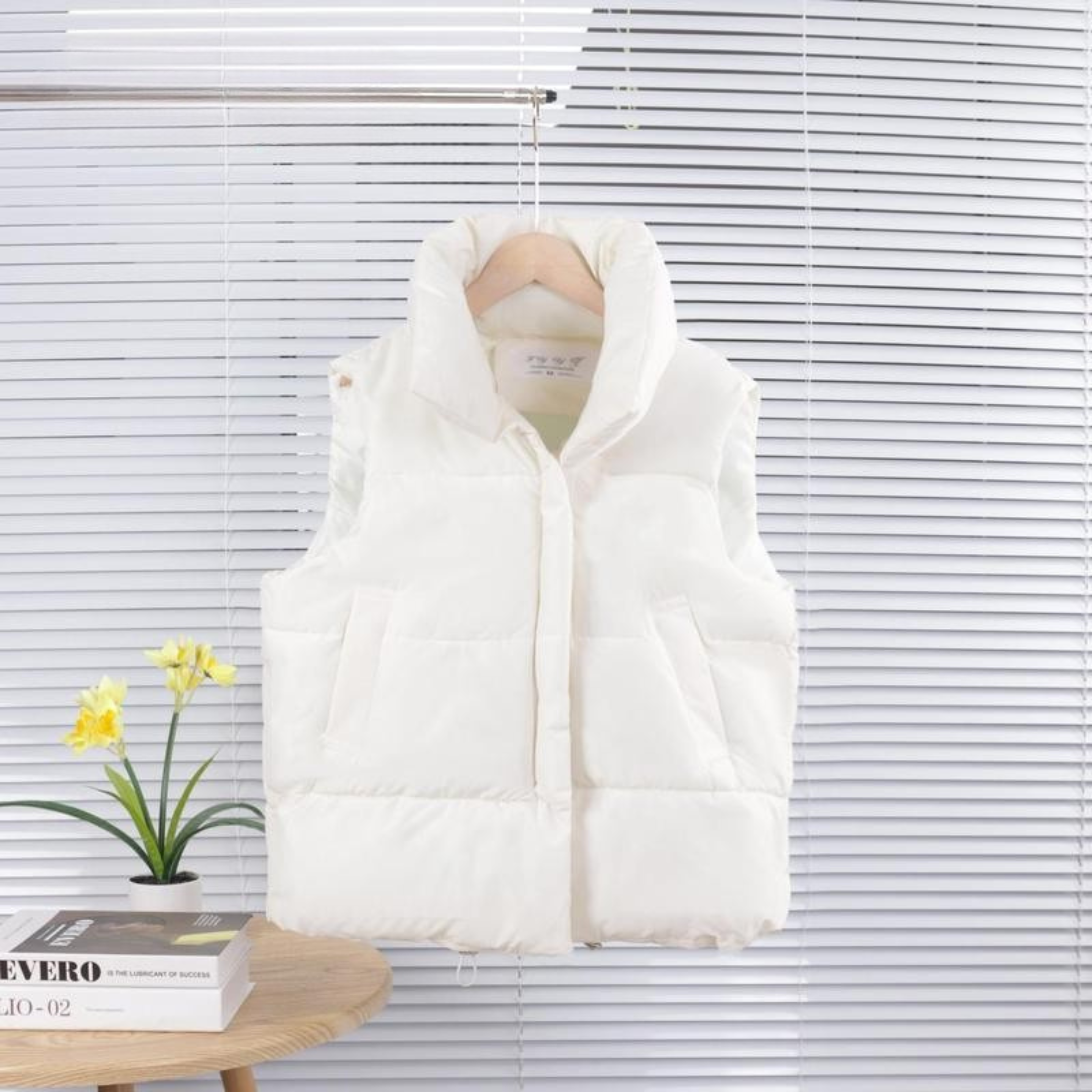 ALULA™ - Comfy Oversized High Neck Sleeveless Puffer Jacket