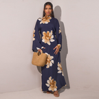 ALON | Modest Floral Loose Fit Maxi Dress