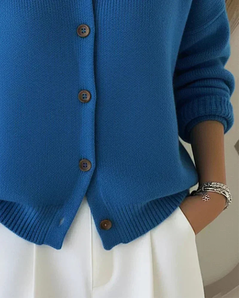 DIANA | Button Collar Cardigan