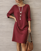 Odette | Tummy-Concealing Midi Dress