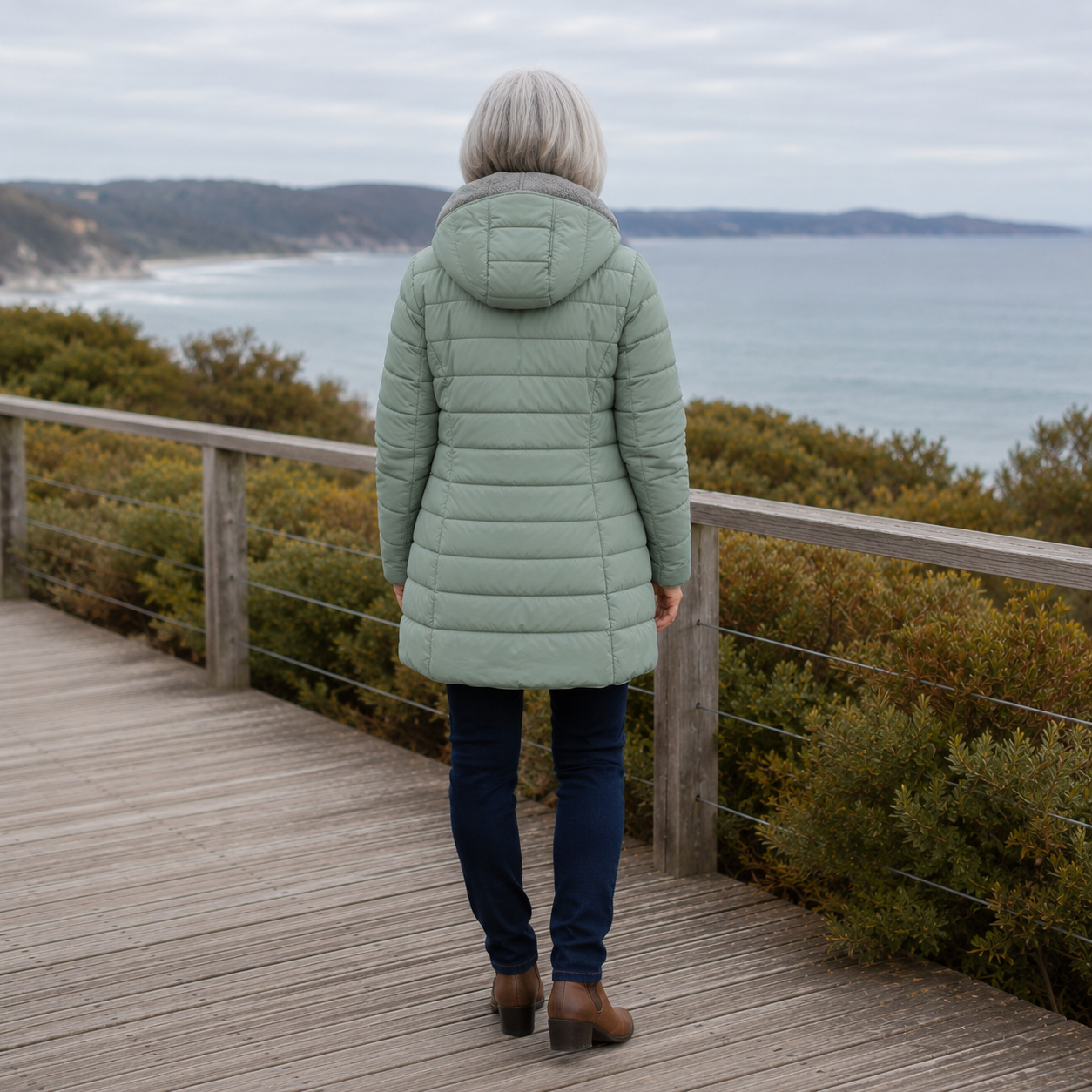 JAMI | Quilted A-Line Winter Coat